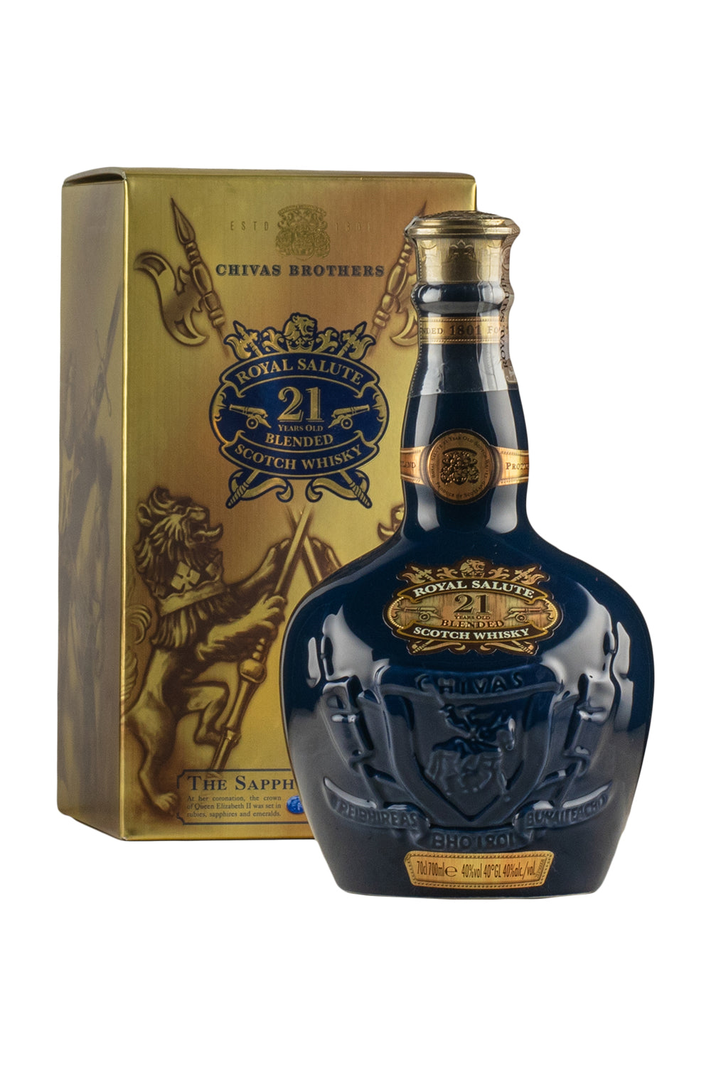 Royal Salute 21 Year Old Sapphire Flagon – Hedonism Wines