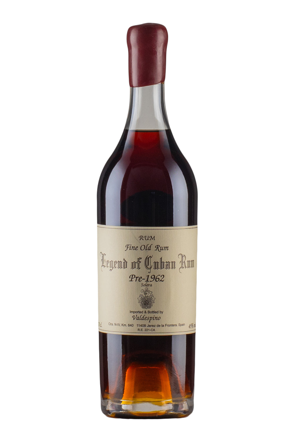 レジェンドオブキューバンラム Pre-1962 Valdespino Valdespino Pre-1962 Legend of Cuban Rum – Hedonism Wines