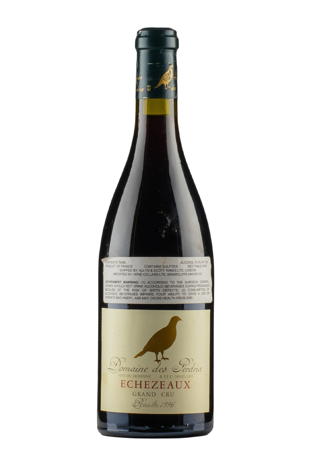 Echezeaux Perdrix 1996 – Hedonism Wines