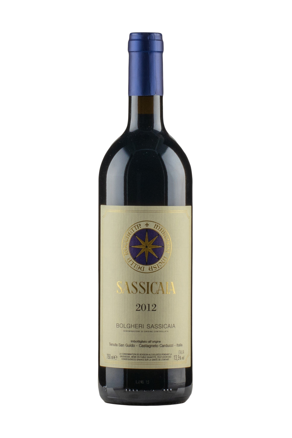 ①Sassicaia 2012 Bolgheri Sassicaia 750ml Sassicaia 2012 – Hedonism Wines