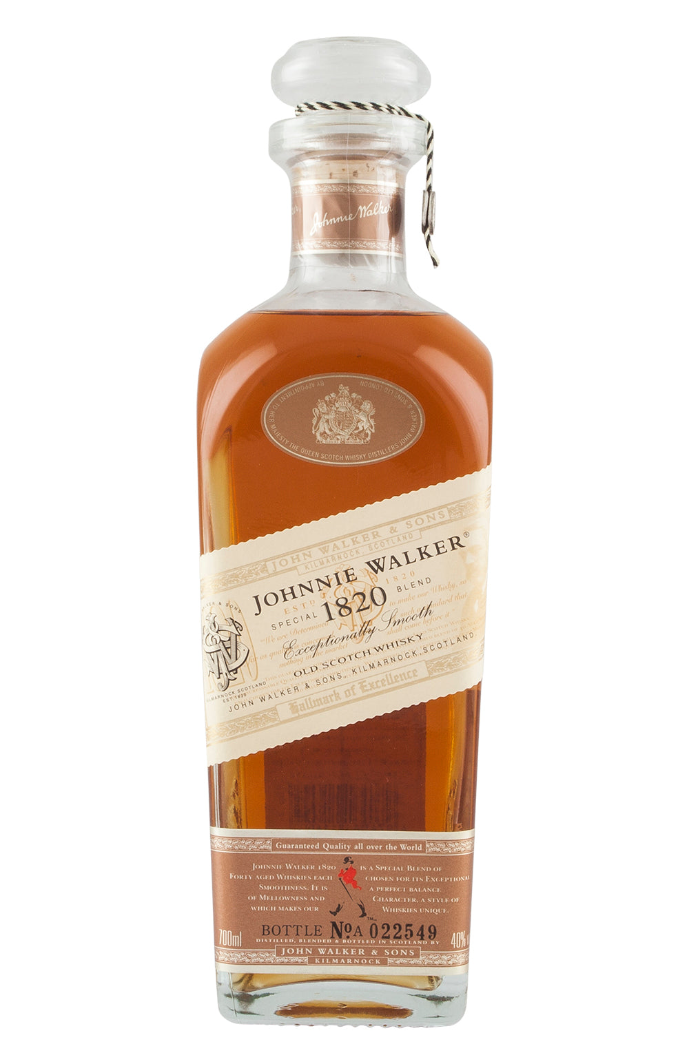 Johnnie Walker 1820 – Hedonism Wines