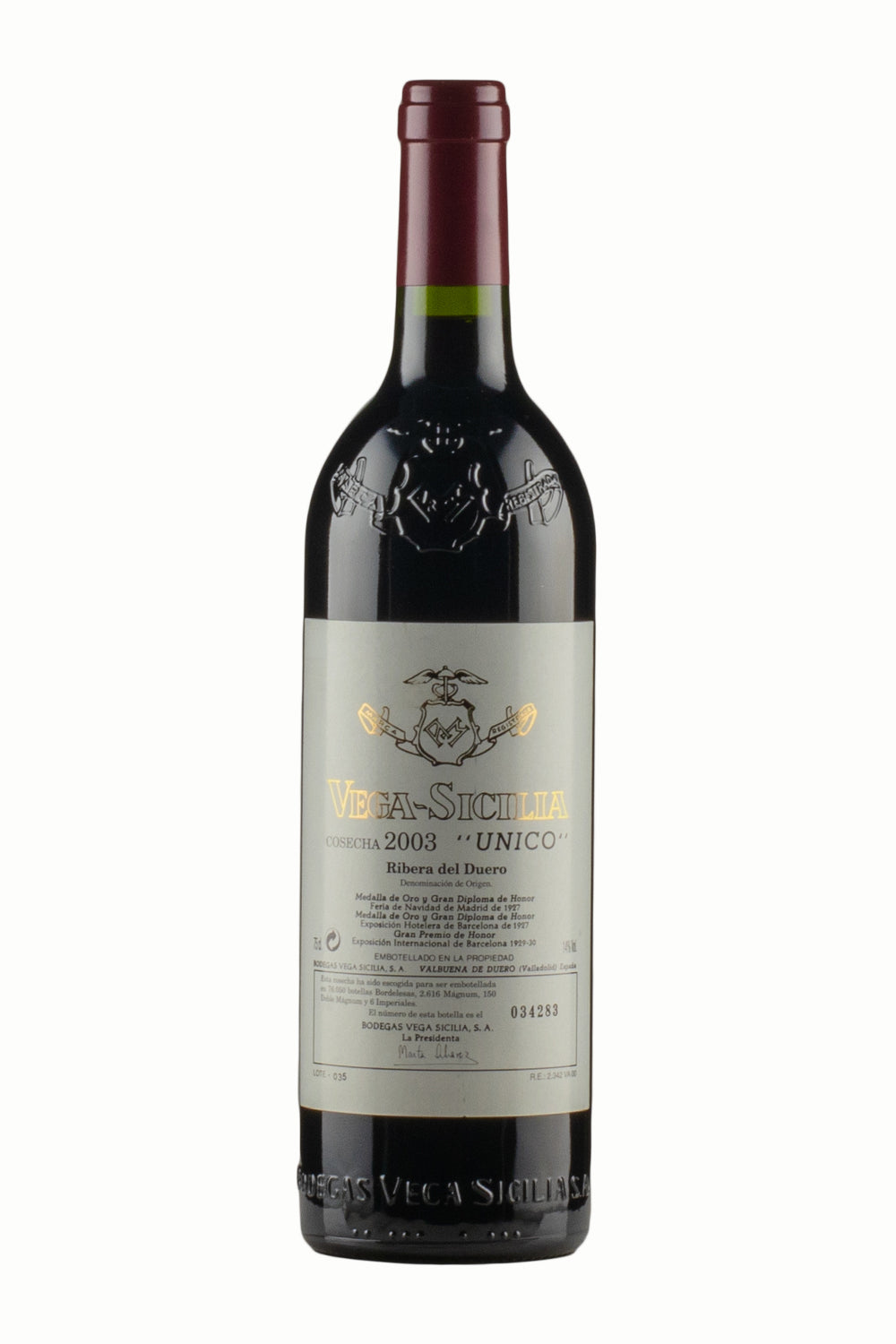 Vega Sicilia Unico 2003 – Hedonism Wines