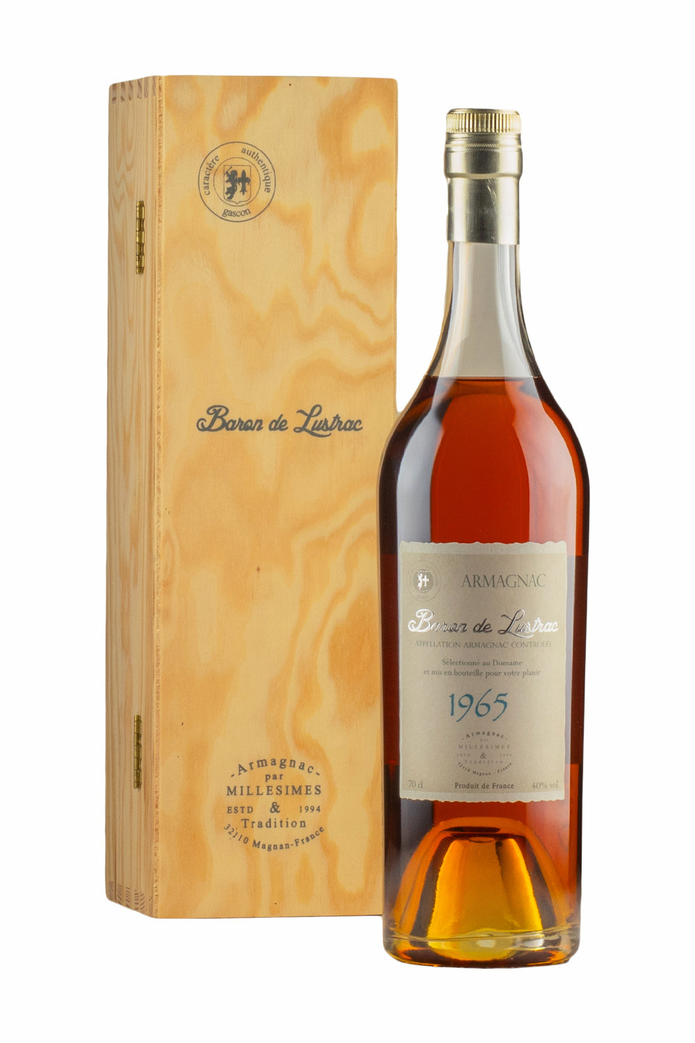 Baron de Lustrac Vintage Armagnac 1965 – Hedonism Wines