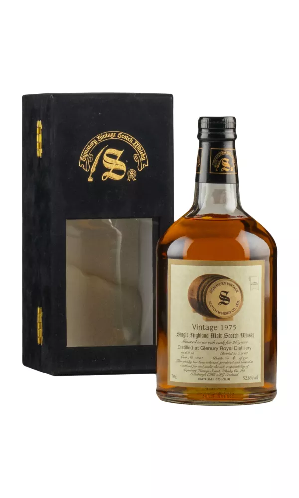 Glenury Royal 26 Year Old Cask Strength Signatory Vintage Glenury Royal 26 Year Old Cask Strength Signatory Vintage