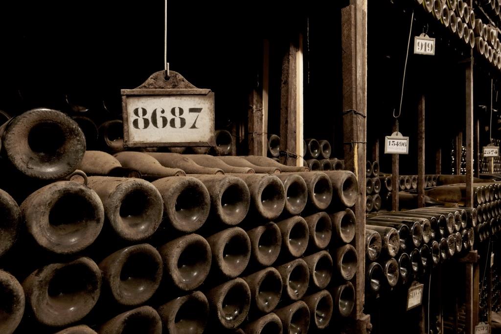 The cellars at Domaine Bouchard
