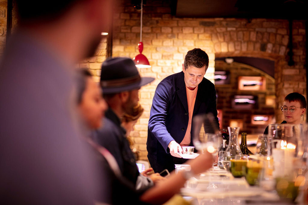 Richard Brendon at a Hedonism Wines tasting