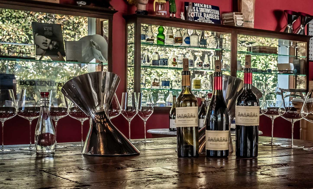 The tasting room at Boekenhoutskloof