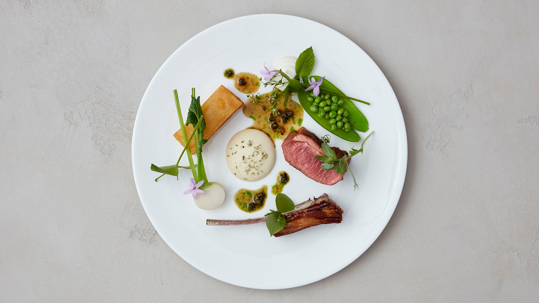 One of Ollie Dabbous' beautiful dishes