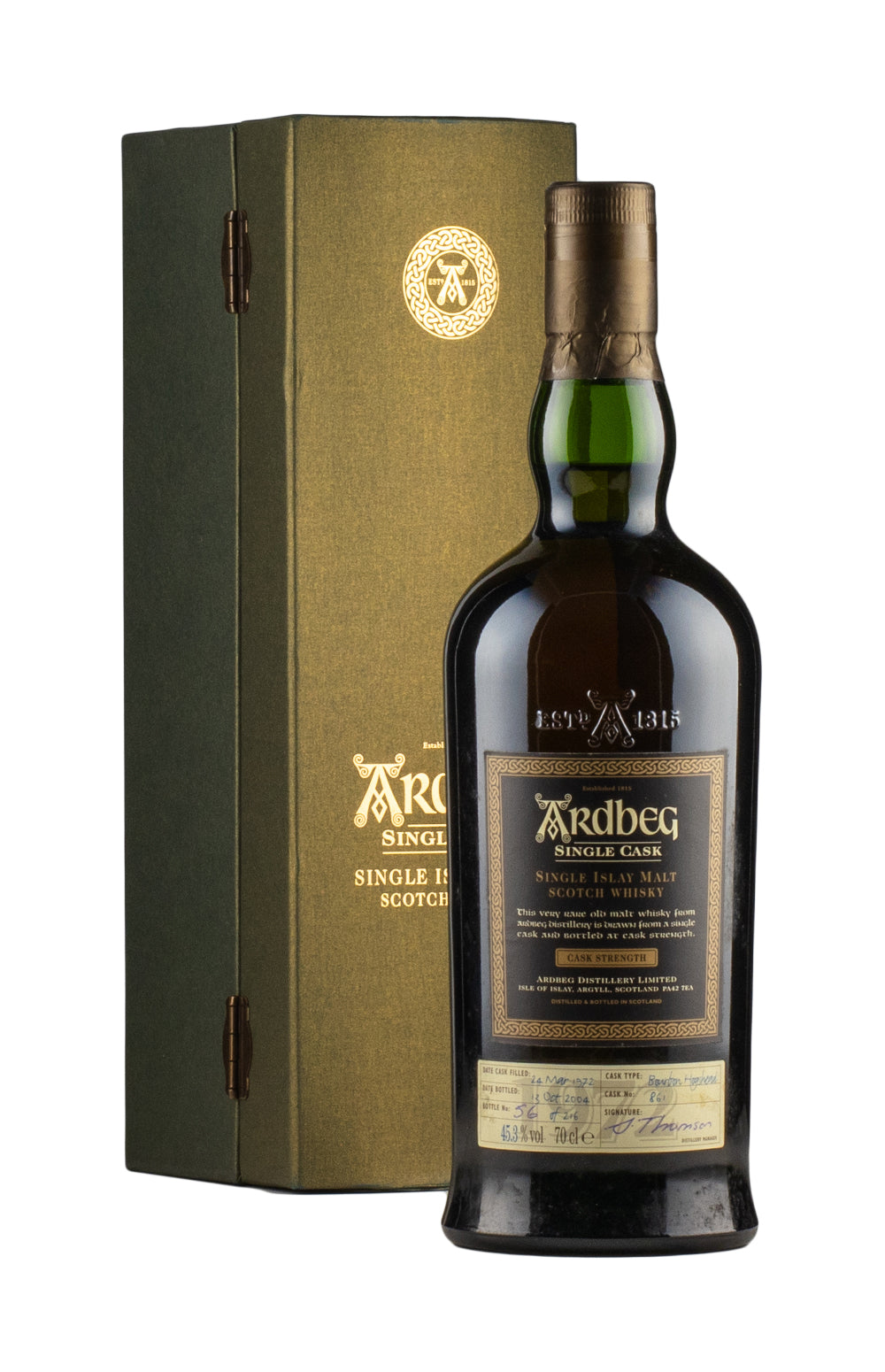 Ardbeg 32 Year Old Single Bourbon Cask 861 1972