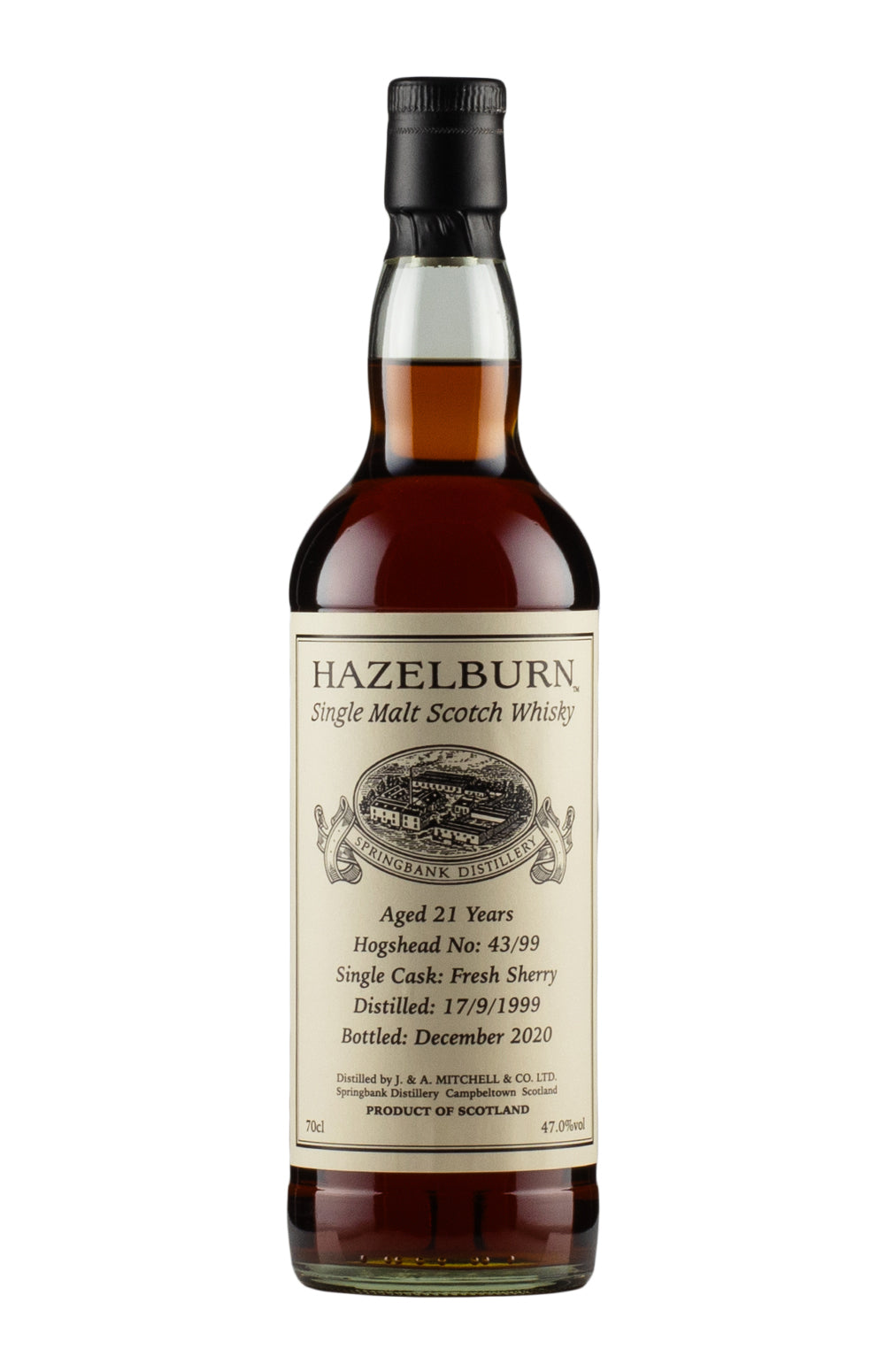 Hazelburn 21 Year Old Private Sherry Cask 43 1999