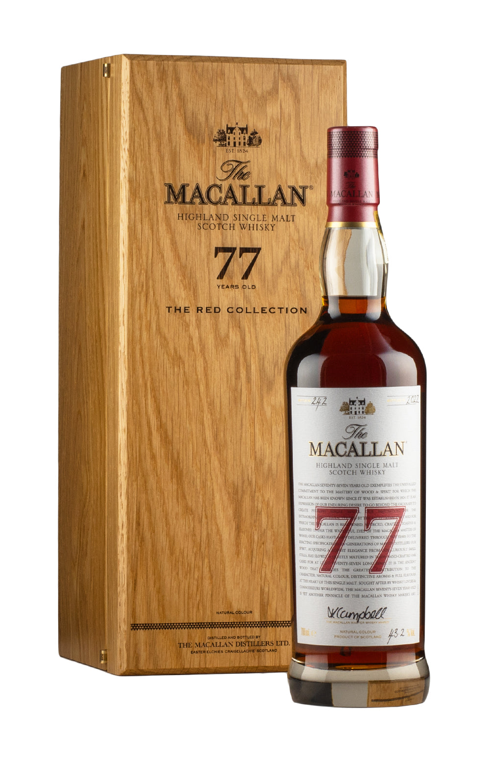 Macallan 77 Year Old Red Collection