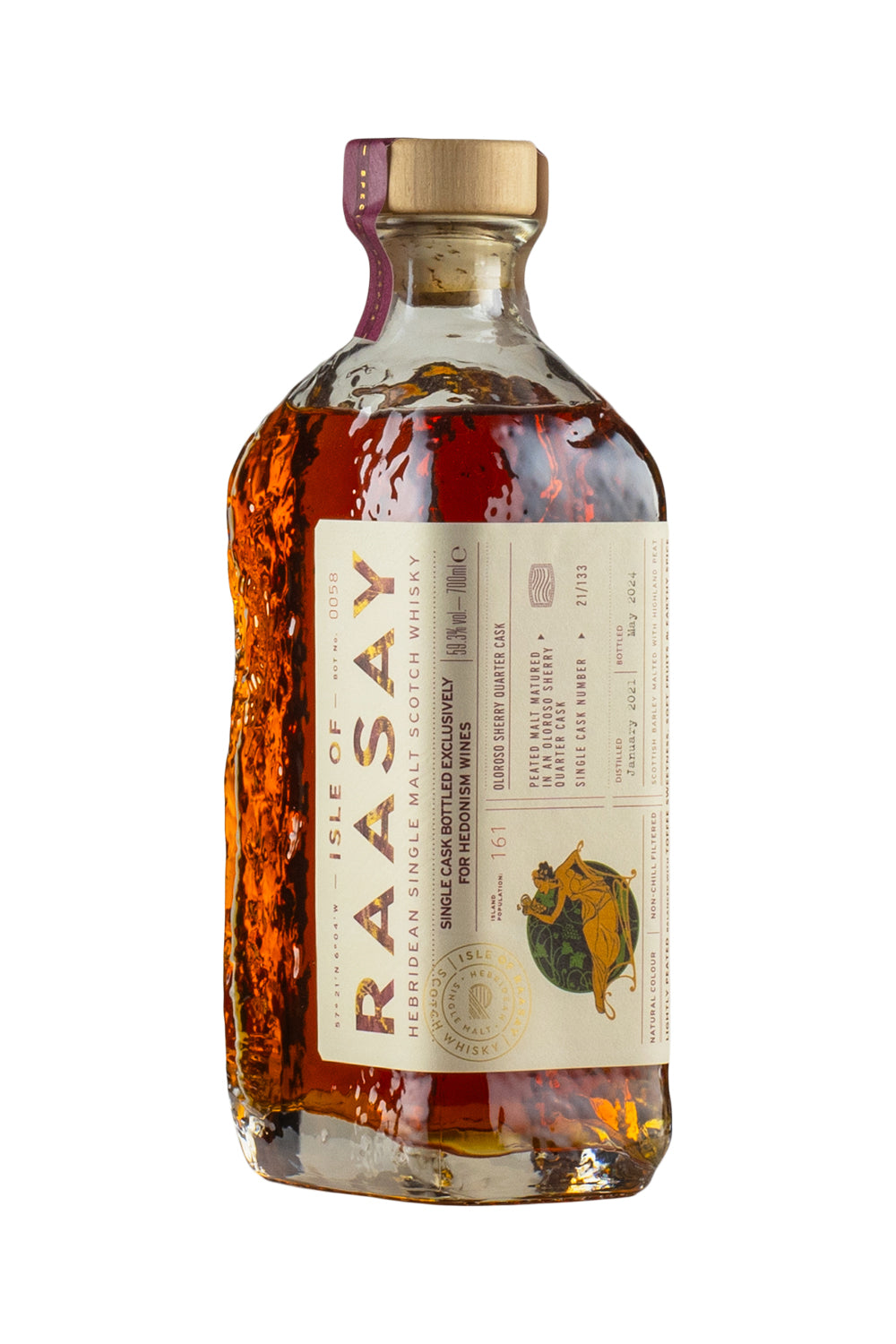 Isle of Raasay Oloroso Sherry Quarter Cask (Exclusive to Hedonism Wines) 2021