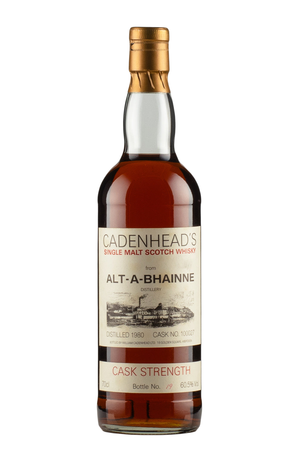 Allt a Bhainne Cask Strength Cadenheads 1980