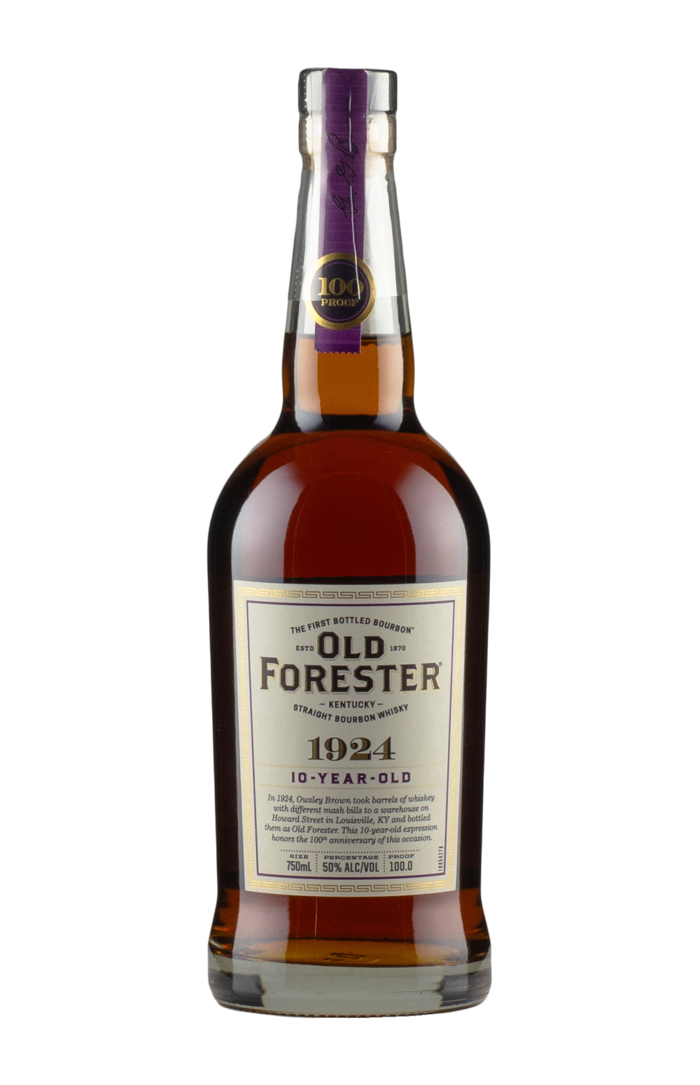Old Forester 10 Year Old 1924