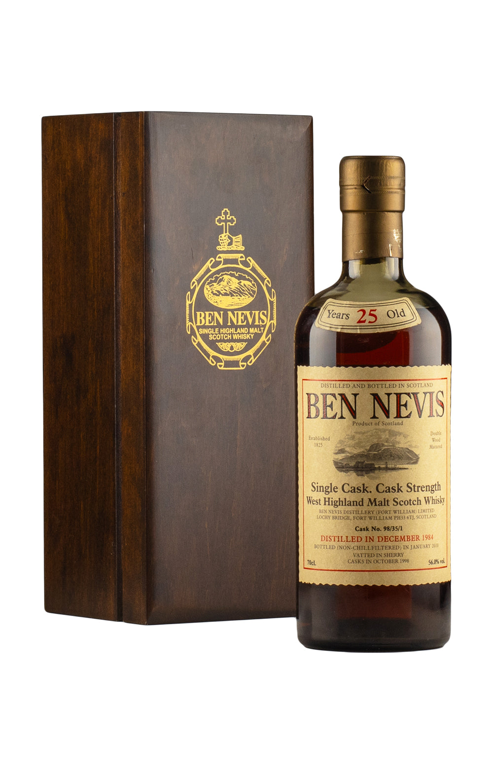 Ben Nevis 25 Year Old Single Cask 98-35-1 1984