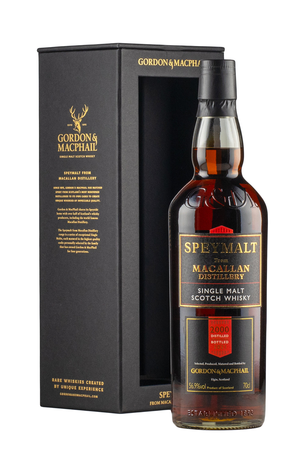 Macallan 20 Year Old Speymalt Gordon & MacPhail (Bottled 2021) 2000