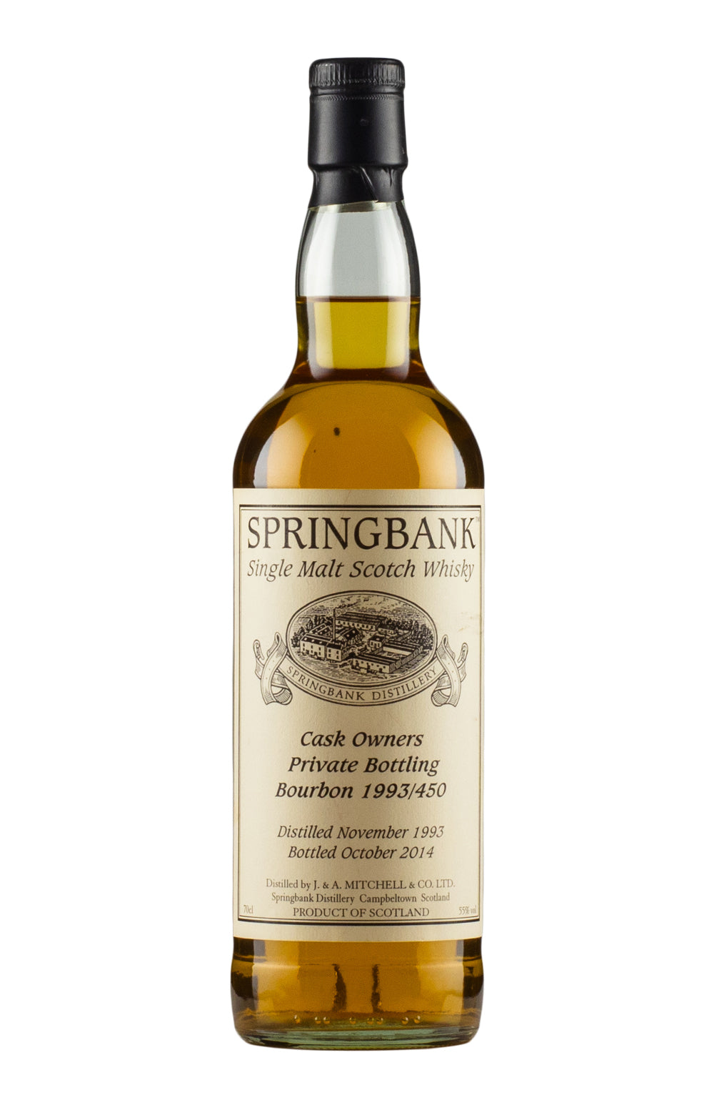 Springbank 20 Year Old Private Bourbon Cask 450 1993