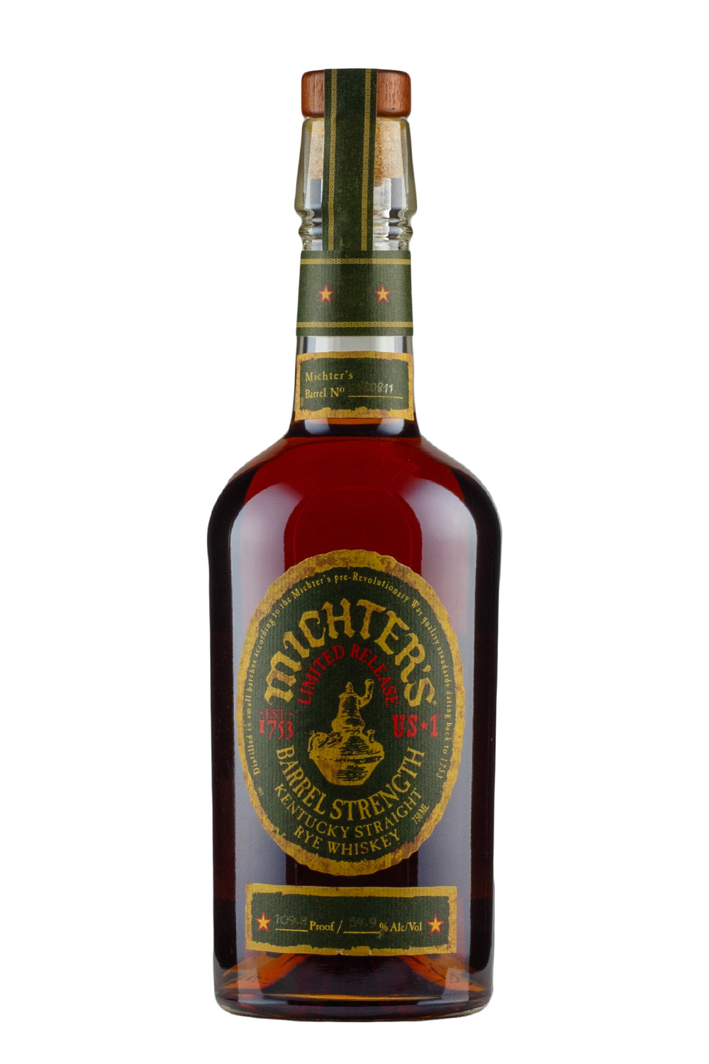 Michters Barrel Strength Rye (2023 Release)