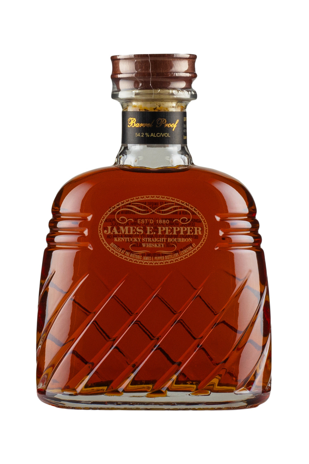 James E Pepper Straight Bourbon Barrel Proof