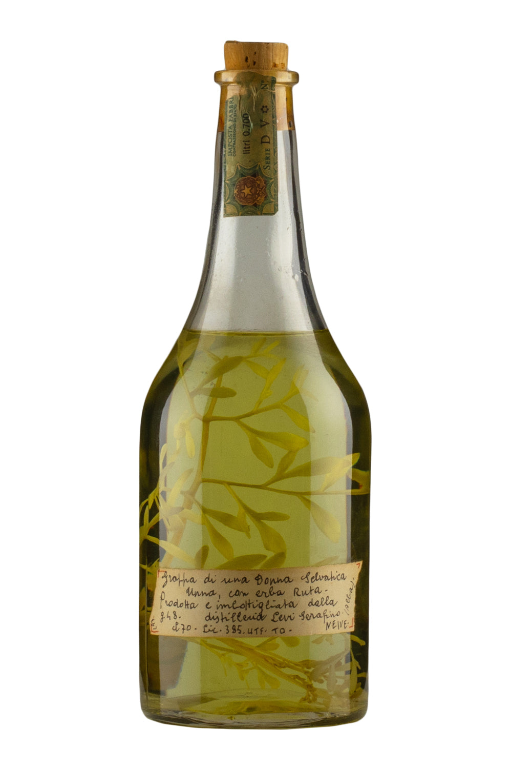 Romano Levi Grappa Donna Selvetica Unna con Erba Ruta 1997