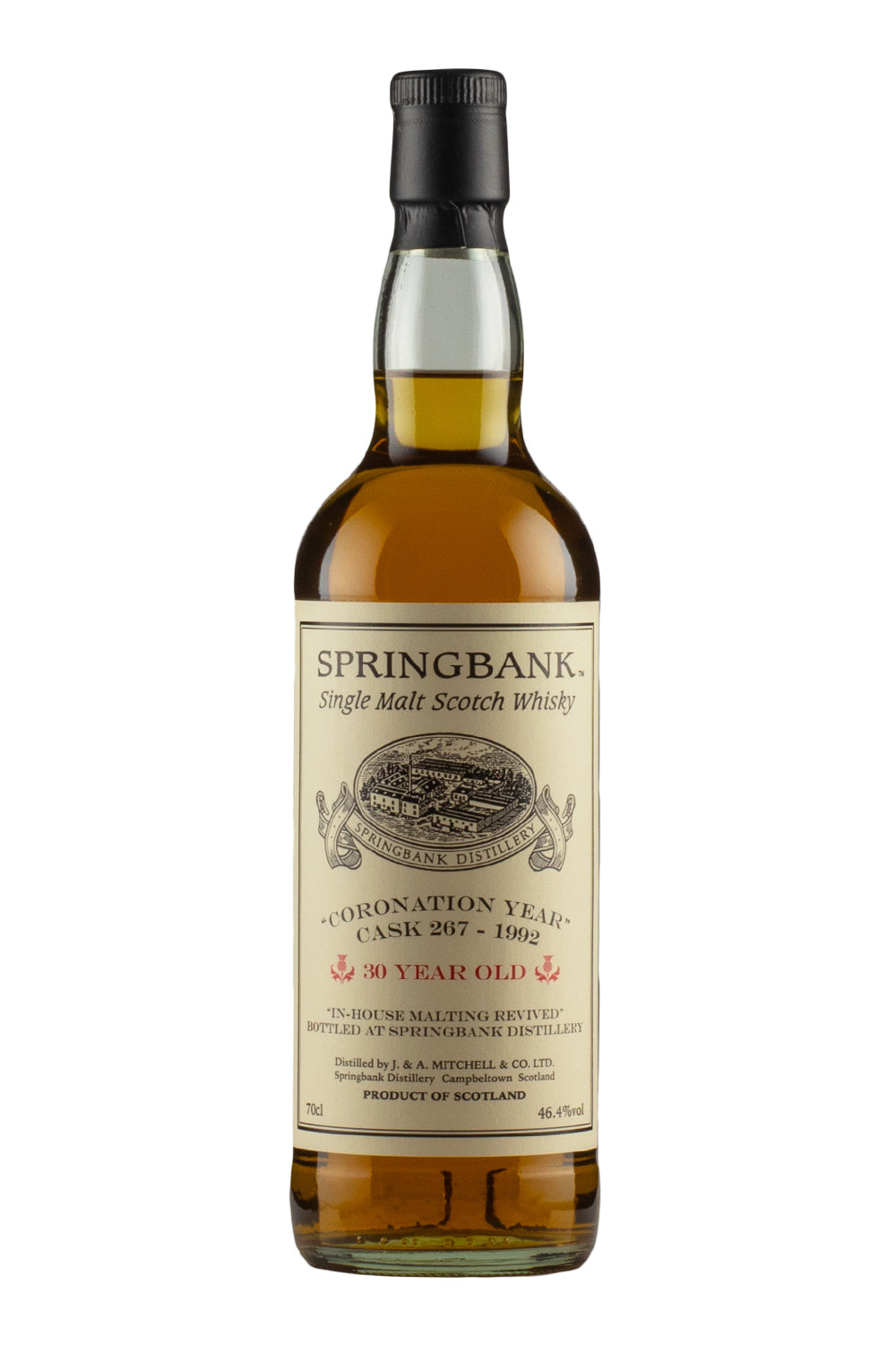 Springbank 30 Year Old Private Cask #267 `Coronation Year` 1992