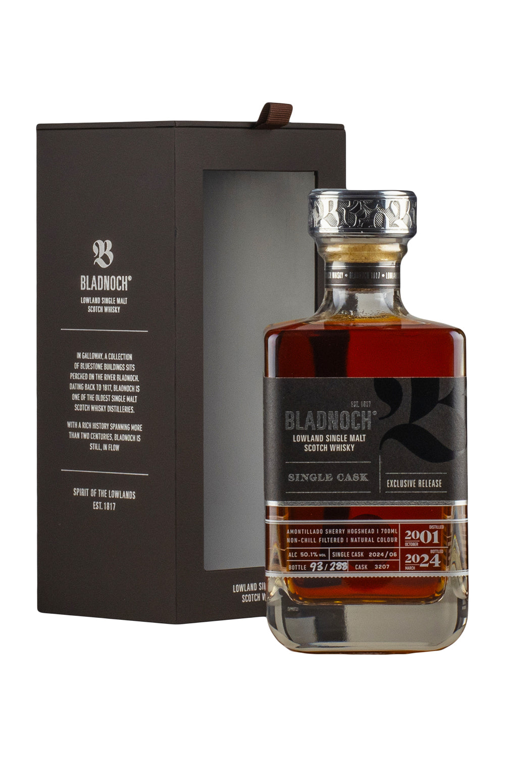 Bladnoch Single Amontillado Sherry Hogshead #3207 2001