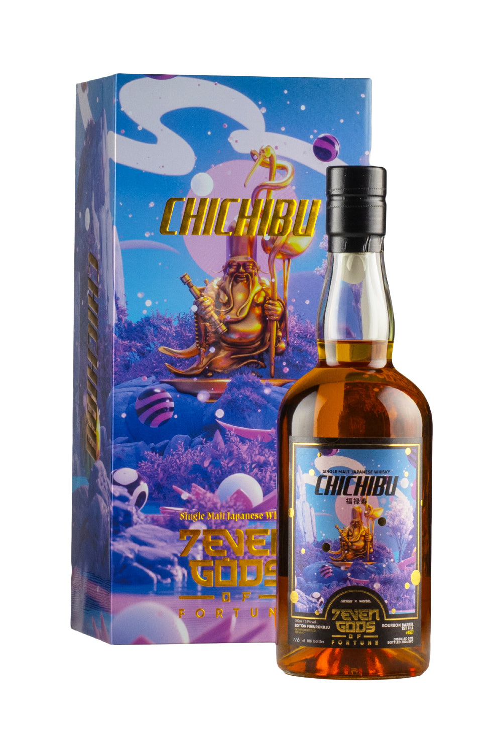 Chichibu Seven Gods of Fortune Fukurokuju Edition Single Cask 4577 2015