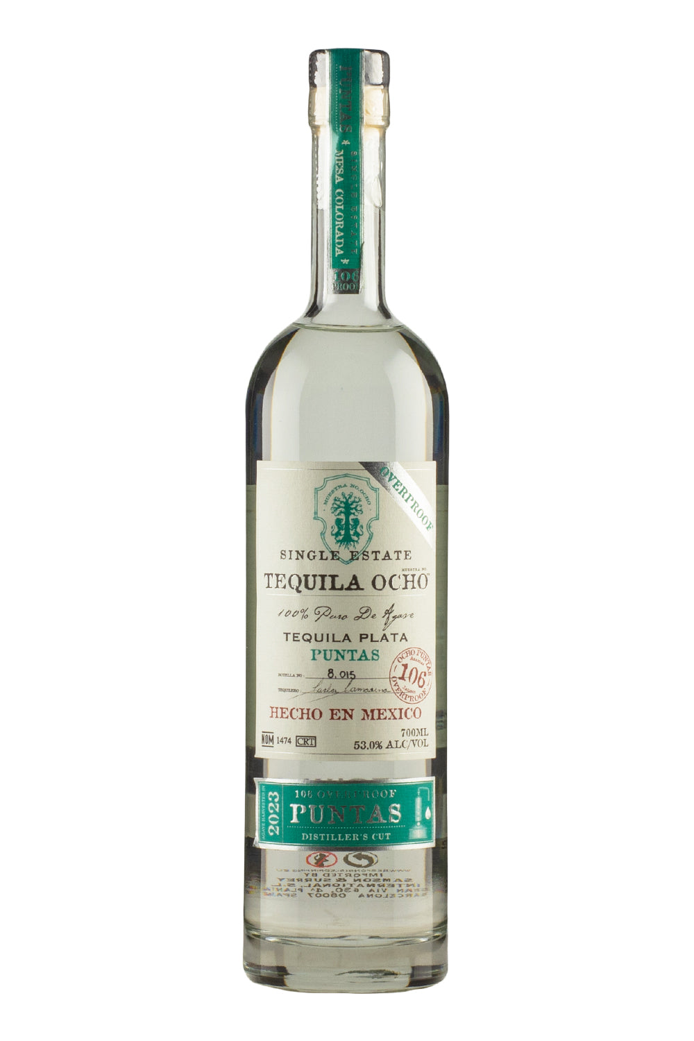 Ocho Puntas Distiller`s Cut Plata (2023 Release) 2018