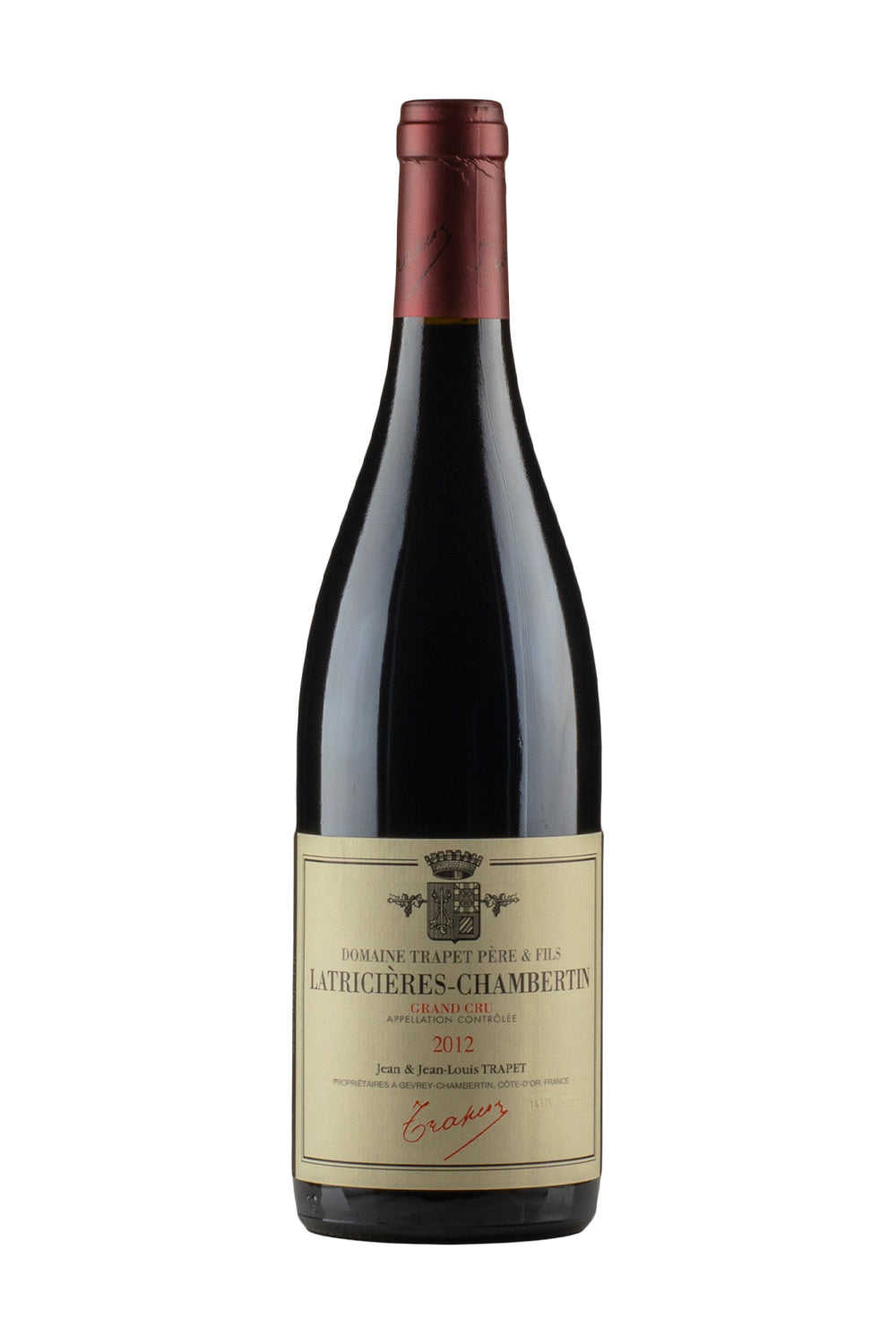 Latricieres Chambertin Trapet 2012