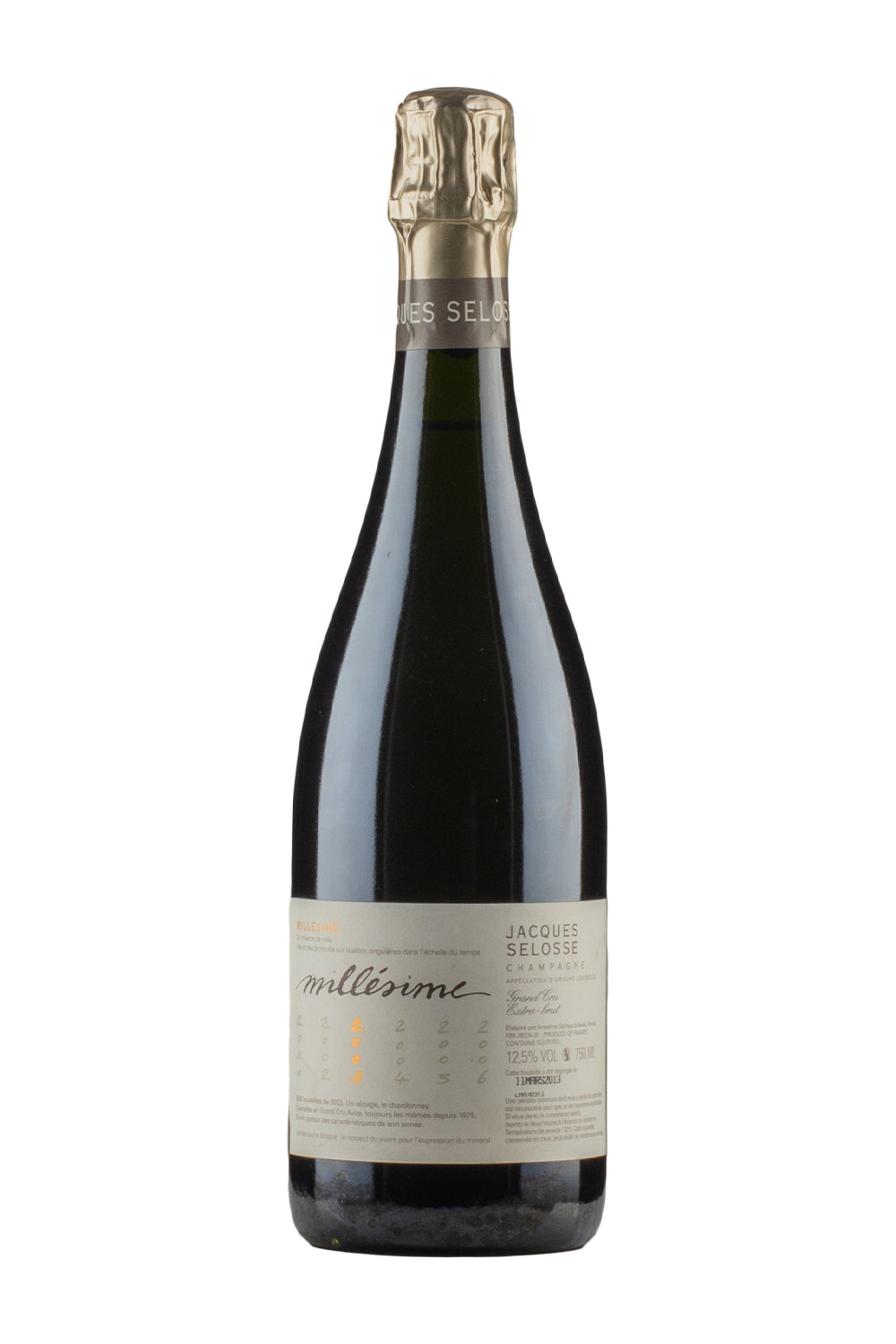 Jacques Selosse Millesime 2003