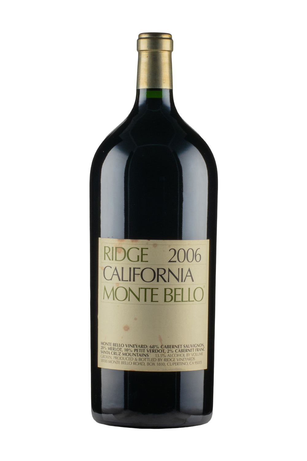 Ridge Monte Bello Cabernet Sauvignon 600cl 2006