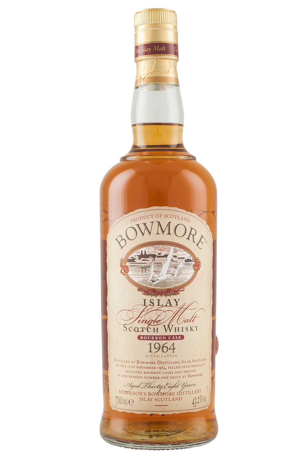 Bowmore 38 Year Old Bourbon Cask 1964