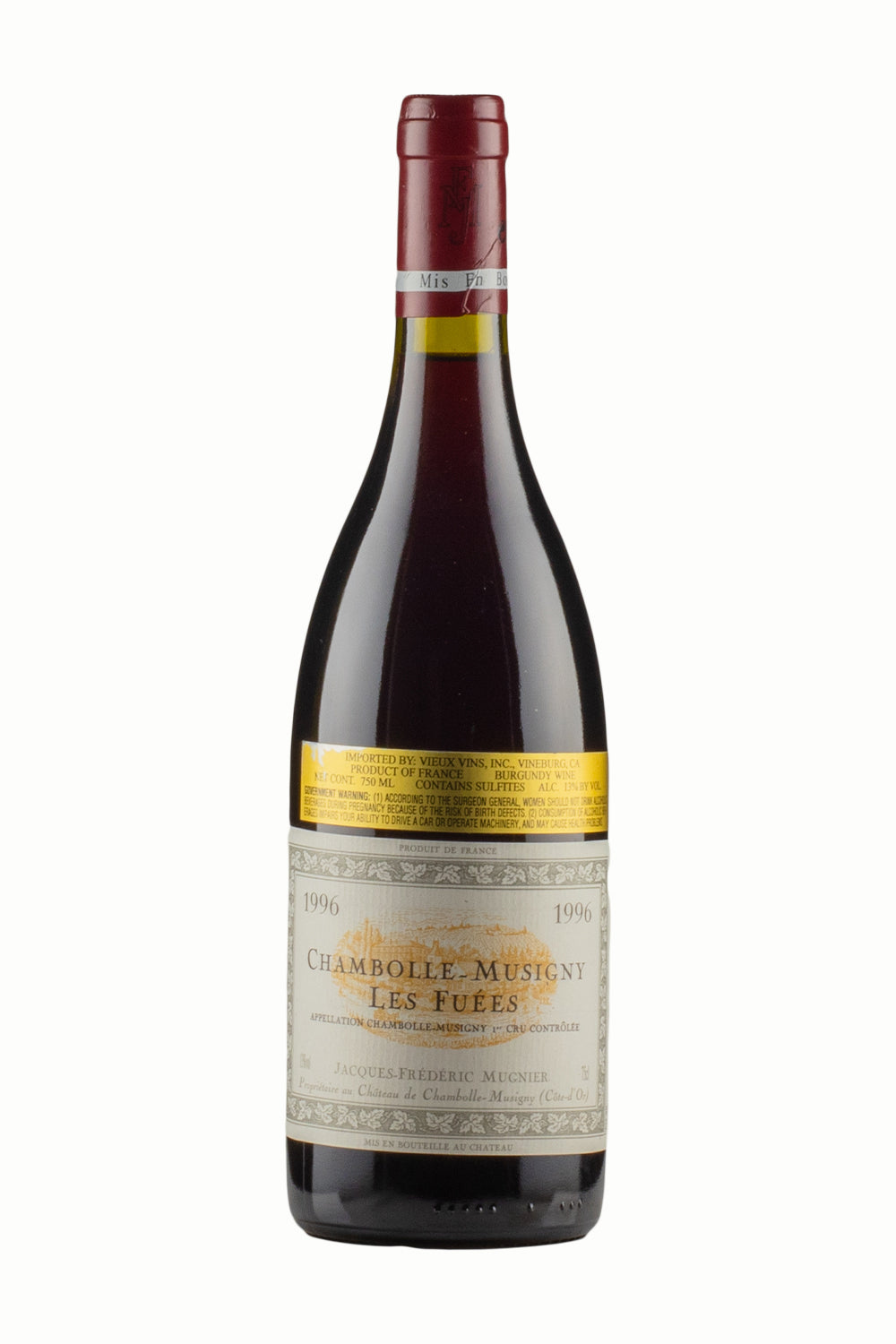 Chambolle Musigny Les Fuees Mugnier 1996
