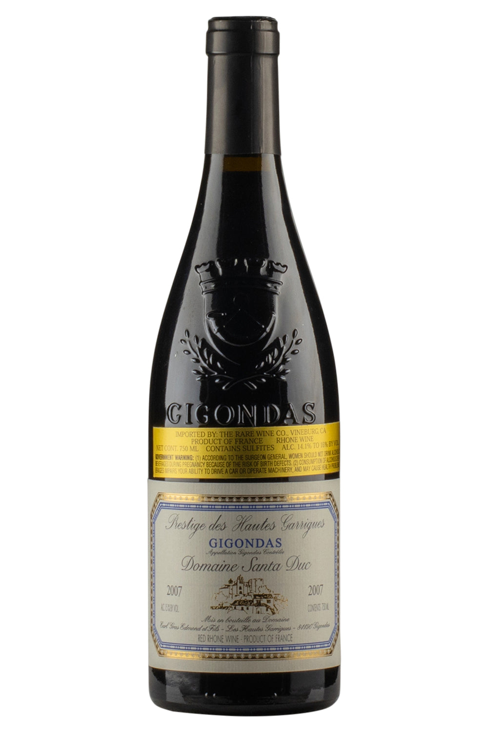 Gigondas Prestige des Hautes Garrigues Santa Duc 2007