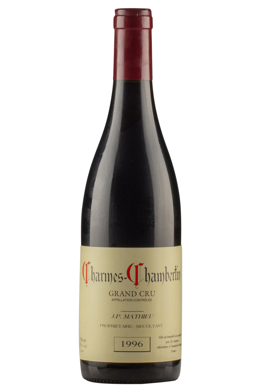 Charmes Chambertin Jean-Pierre Mathieu 1996
