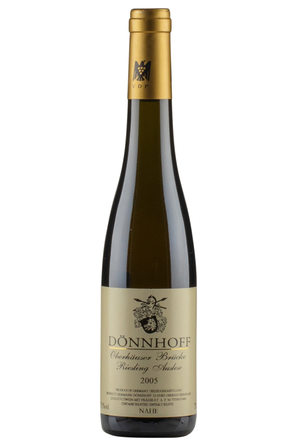 Donnhoff Oberhauser Brucke Riesling Auslese Gold Capsule Half 2005