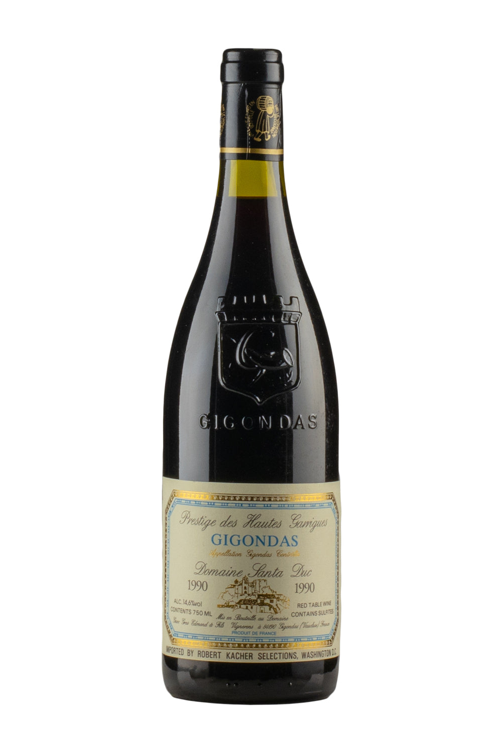 Gigondas Prestige des Hautes Garrigues Santa Duc 1990