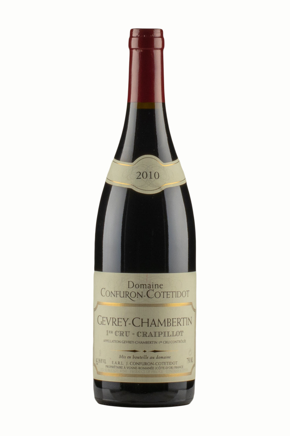 Gevrey Chambertin Craipillot Confuron Cotetidot 2010