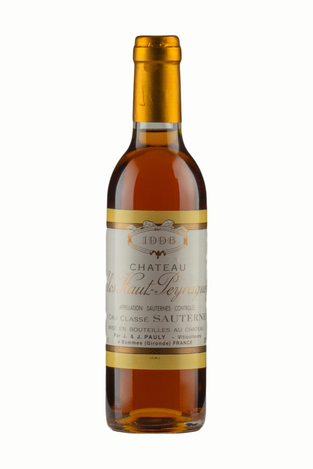 Clos Haut Peyraguey Half 1996