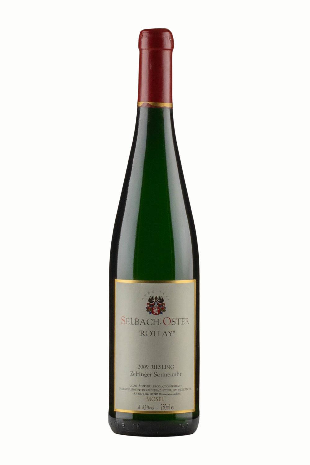 Selbach Oster Zeltinger Sonnenuhr Rotlay Riesling Auslese 2009