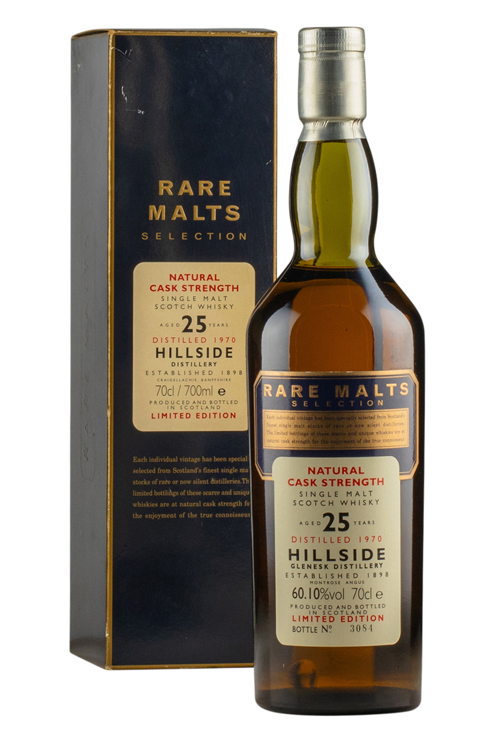 Hillside 25 Year Old Rare Malts 1970