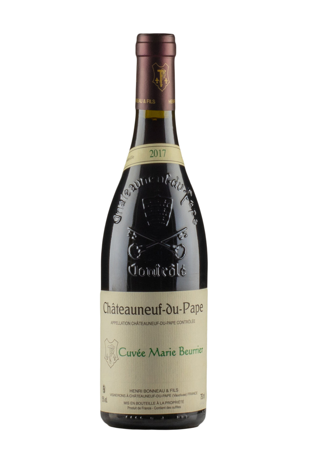 Chateauneuf du Pape Marie Beurrier Henri Bonneau 2017
