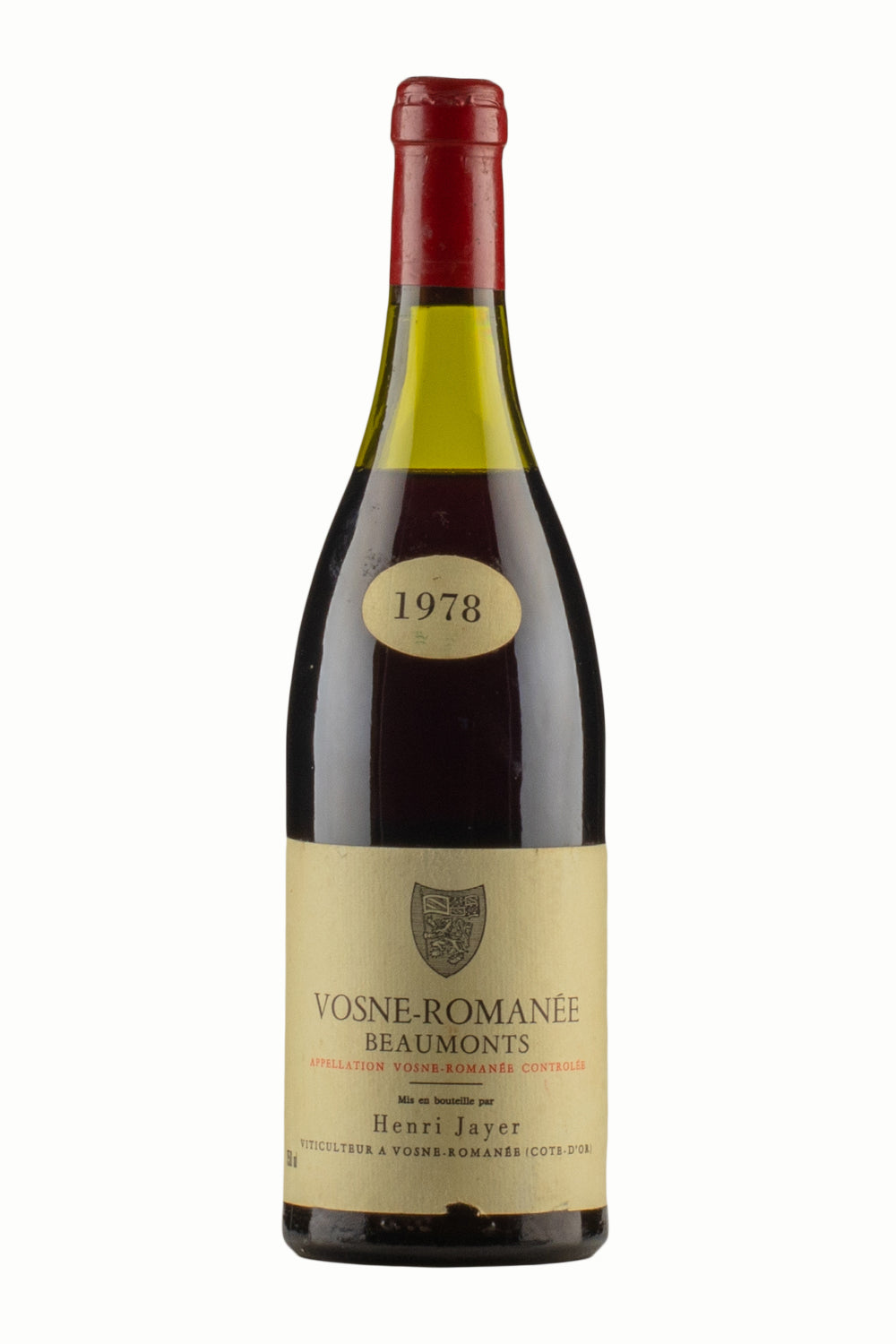 Vosne Romanee Beaumonts Henri Jayer 1978