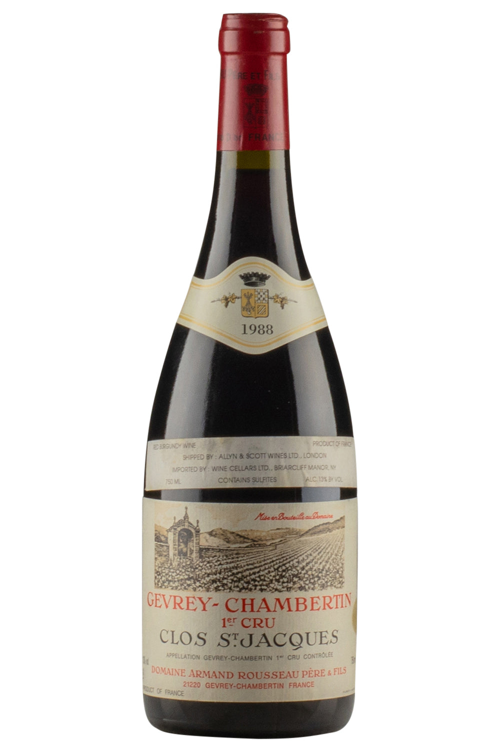 Gevrey Chambertin Clos St Jacques Armand Rousseau 1988