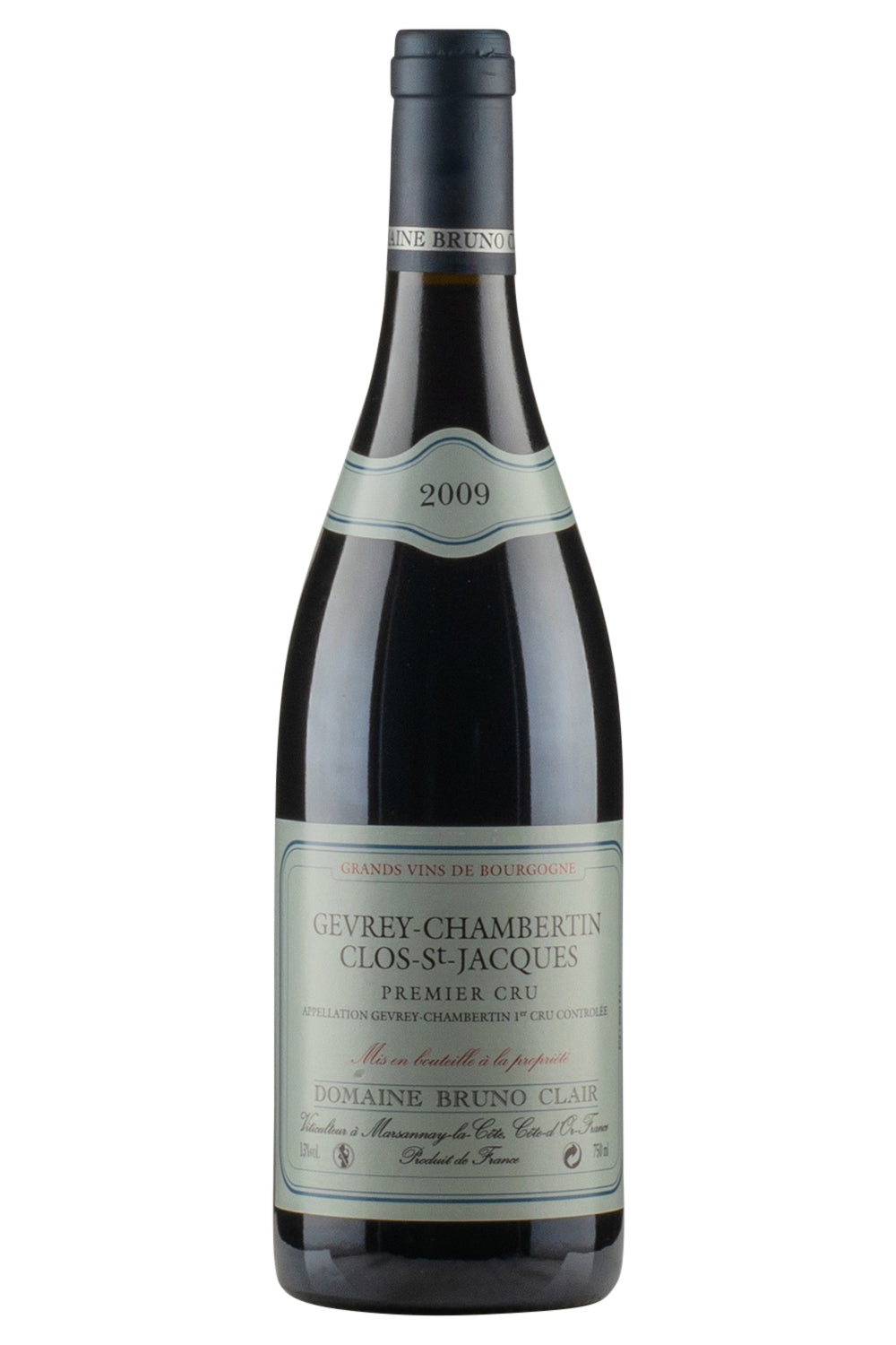 Gevrey Chambertin Clos St Jacques Bruno Clair 2009