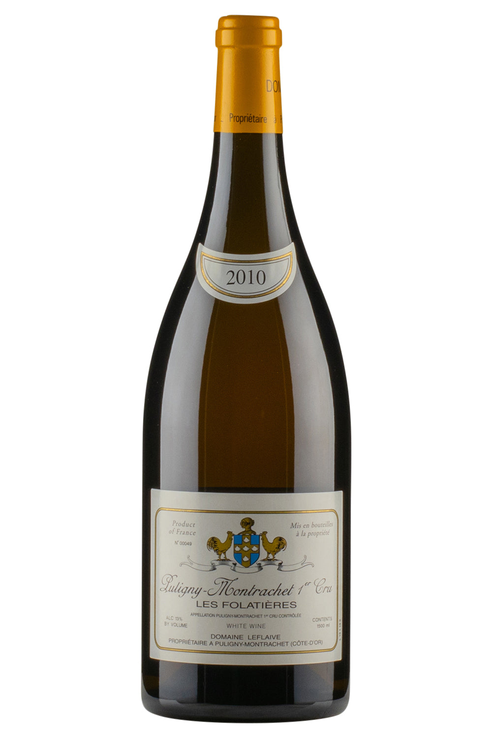 Puligny Montrachet Les Folatieres Domaine Leflaive Magnum 2010