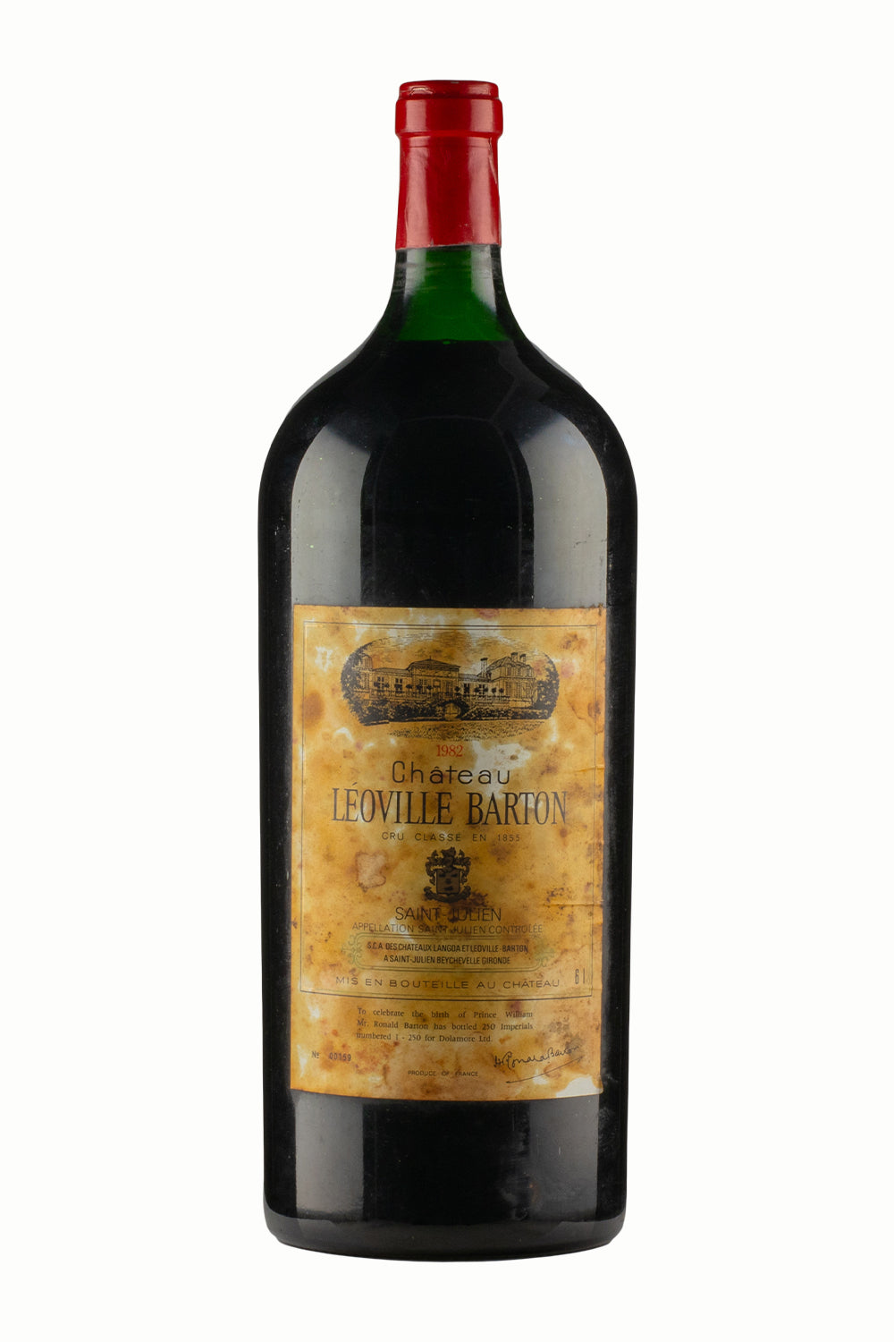 Leoville Barton 600cl (Stained Label) 1982