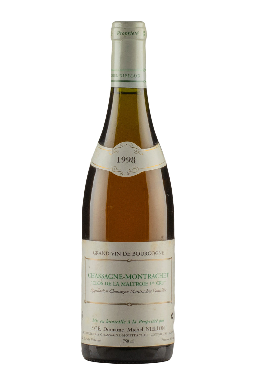 Chassagne Montrachet Clos de la Maltroie Michel Niellon 1998