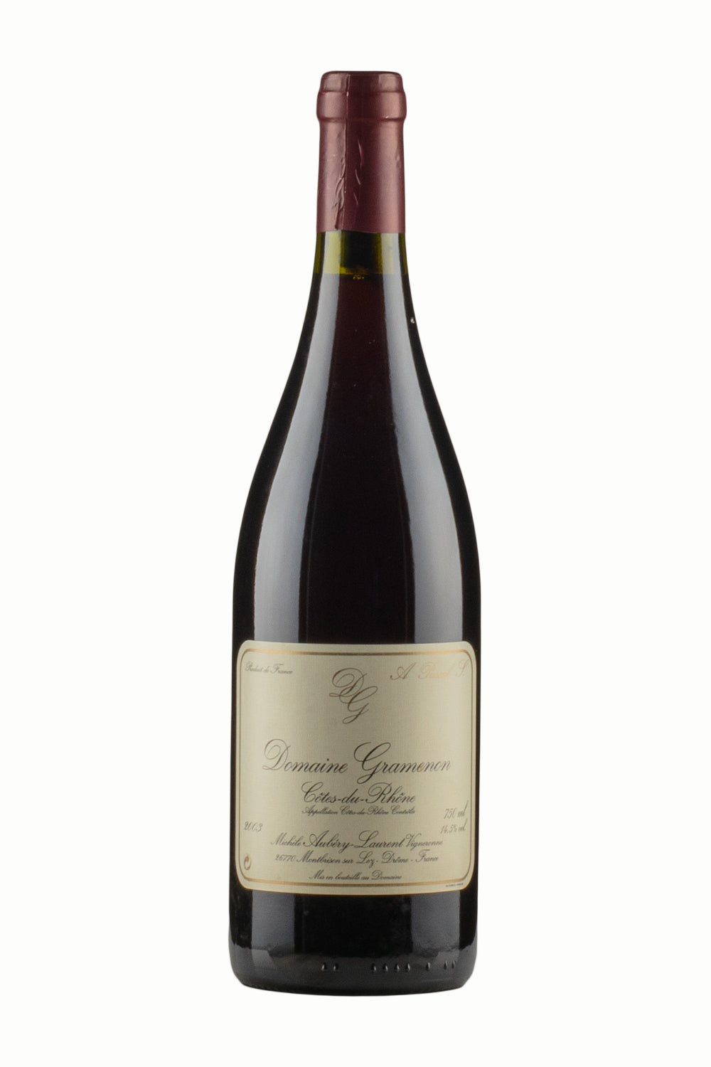 Cotes du Rhone A Pascal S Gramenon 2003