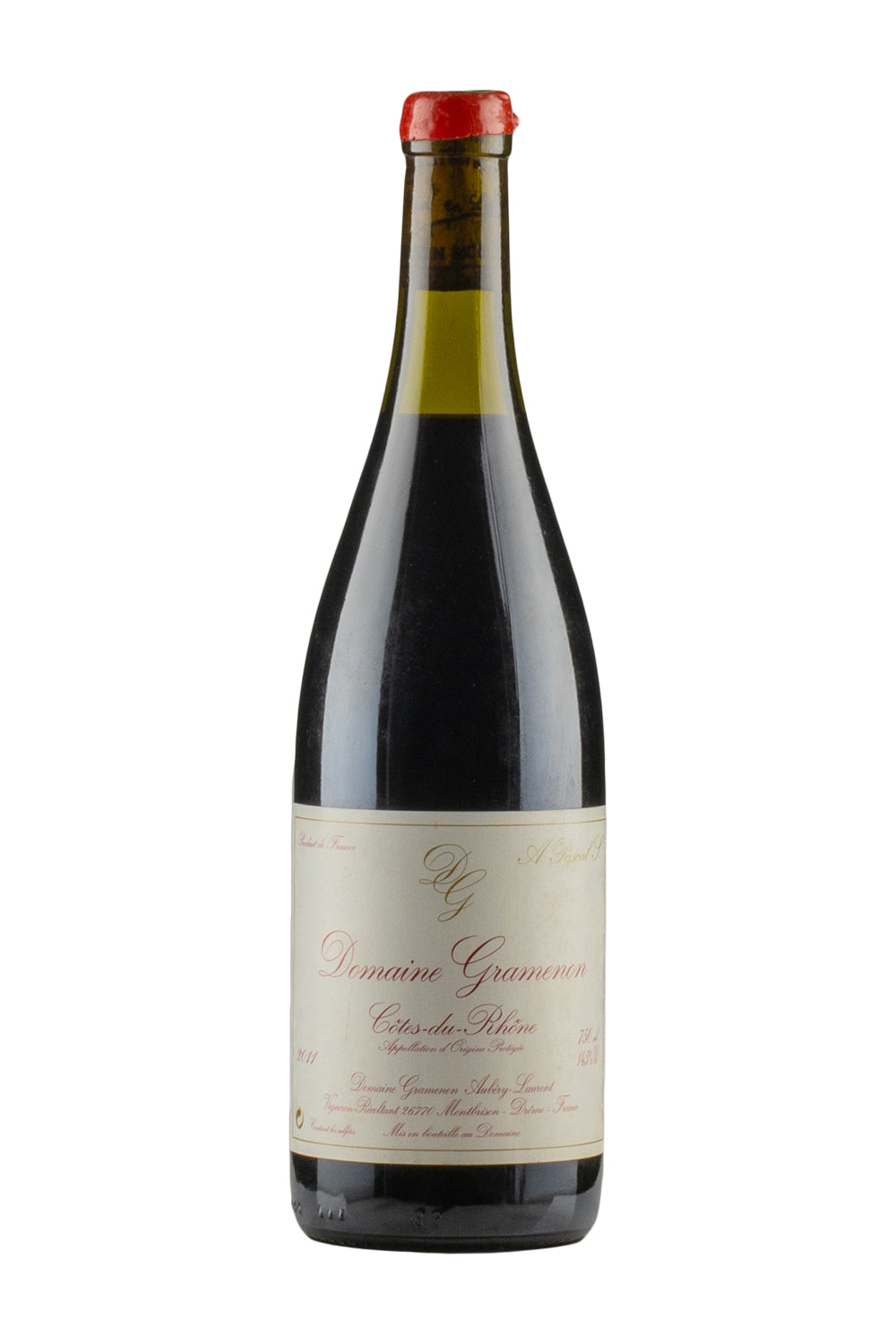 Cotes du Rhone A Pascal S Gramenon (Damaged Capsule) 2011